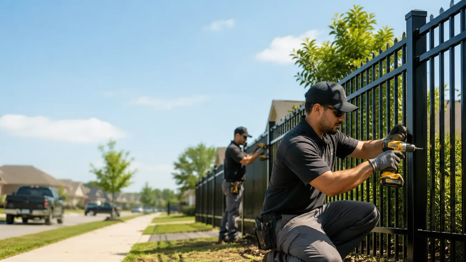 Metal Fence Installation in Boys Ranch, TX